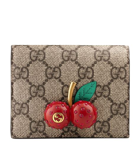 gucci cherry wallet replica|gucci wallet price list.